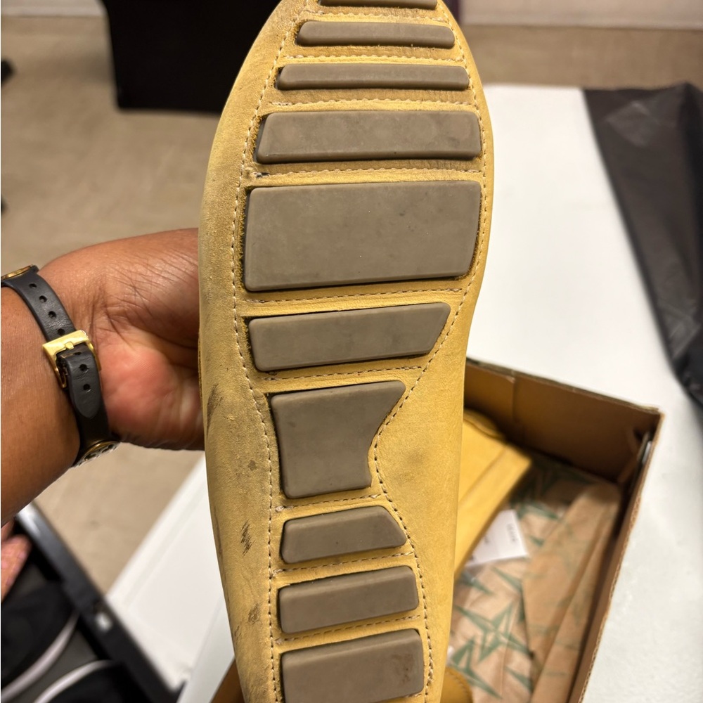 Eastland Yellow Slip-On Loafers with Classic Design - Picture 2 of 6